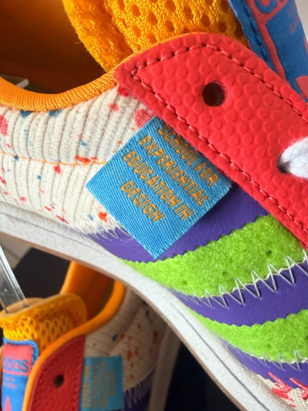 adidas x S.E.E.D. Superstar G20 CM 201 Paint Splattered Size 7 GX2235